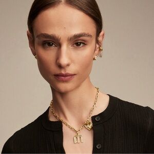 Groovy Diamond Initial Hinged Charm- M- As seen in “Nobody Wants This”